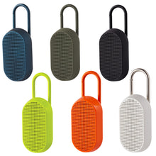 画像をギャラリービューアに読み込む, LEXON (レクソン) MINO T カラビナ付きBluetoothスピーカー 防水IPX4 USB-C充電 ハンズフリー通話可能 自撮りボタン