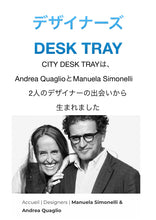 画像をギャラリービューアに読み込む, LEXON (レクソン) CITY DESK TRAY アルミニウム製デスクトレイ