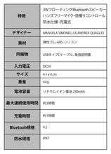 画像をギャラリービューアに読み込む, LEXON MINO X LA120 3W浮遊Bluetoothスピーカー 防水IPX7 USB-C充電 ハンズフリー通話可能 自撮りボタン レッドドット・デザイン賞受賞