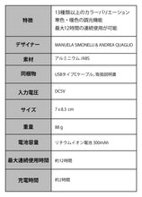 画像をギャラリービューアに読み込む, LEXON(レクソン)MINA ミニLEDランプ LH60