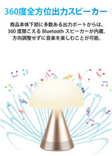 画像をギャラリービューアに読み込む, LEXON(レクソン) 360度全方位スピーカー内蔵大型LEDランプ MINA L AUDIO LH76