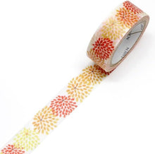 画像をギャラリービューアに読み込む, SAIEN マスキングテープ 菊花火 15mm×7m TR-4028
