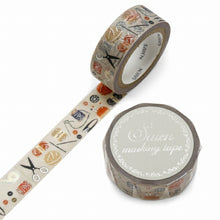 画像をギャラリービューアに読み込む, SAIEN マスキングテープ Sewing 15mm×7m UR-3068
