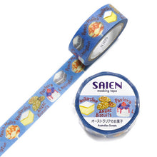 画像をギャラリービューアに読み込む, SAIEN マスキングテープ オーストラリアのお菓子 15mm×7m TR-0228
