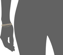 画像をギャラリービューアに読み込む, WEGGY - Extra Small Stripe Warrior Chain Bracelet
