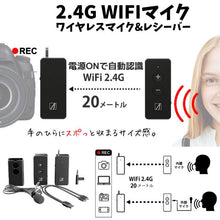 画像をギャラリービューアに読み込む, エアリア ワイマク 2.4G 内蔵マイク 外部ピンマイク付属 スマホ、一眼レフ、PC、タブレット、ビデオカメラ、レコーダー等送信機 受信機 SD-WMIC-B
