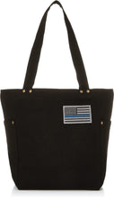 画像をギャラリービューアに読み込む, F-STYLE 星条旗ワッペン付 14オンスヘビーウェイトUSED感・スタッズ使い・綿キャンパス帆布製 トートバッグF-SD010554 ブラック/12
