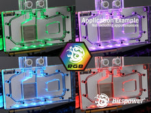 画像をギャラリービューアに読み込む, Bitspower Nvidia Titan X Pascal アクリル素材 クリア
