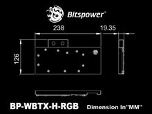 画像をギャラリービューアに読み込む, Bitspower Nvidia Titan X Pascal アクリル素材 クリア
