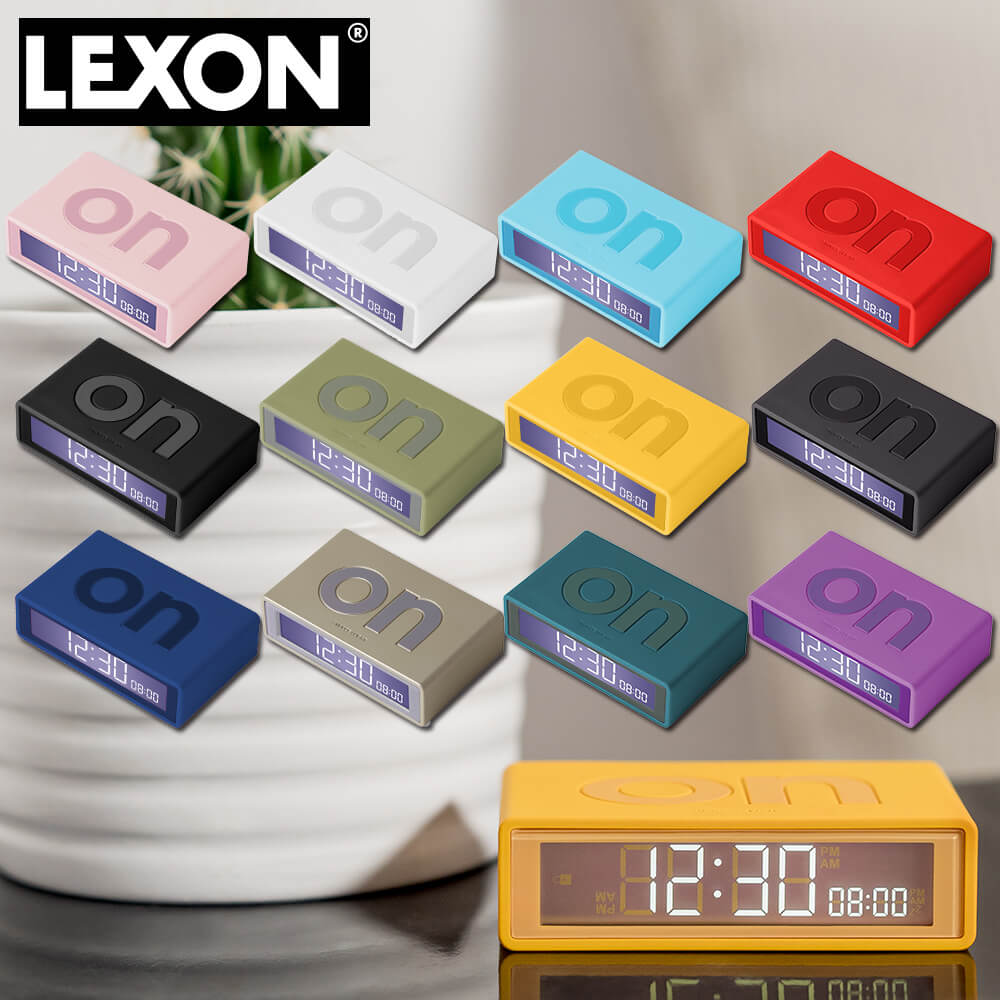 LEXON (レクソン) FLIP+ TRAVEL トラベルサイズ液晶ディスプレイアラーム時計
